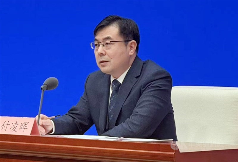 中國國家統計局發言人付凌暉。 (中央社檔案照片)