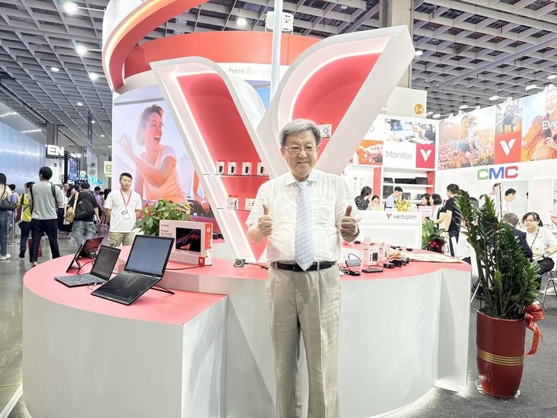中環集團參展COMPUTEX 2025,以強勁現金實力推動集團轉型,圖為中環董事長翁明顯。(中環提供)中央社記者江明晏傳真 114年5月20日