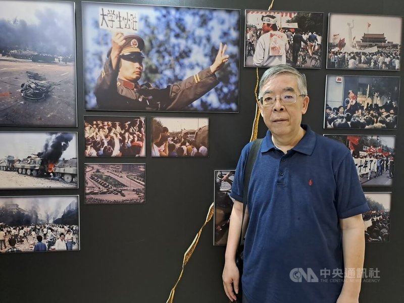 六四見證者吳仁華表示,36後仍然要紀念六四,因為六四是重大的人權災難事件,真相一直被掩蓋,受難者及死難者沒有得到公平的評價。中央社記者陳鎧妤攝 114年5月20日