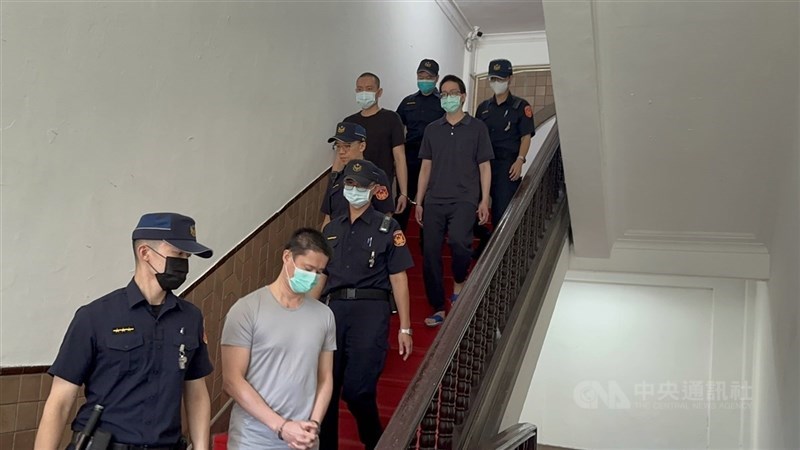 圖為113年共諜案被告到庭聆判後還押。(中央社檔案照片)