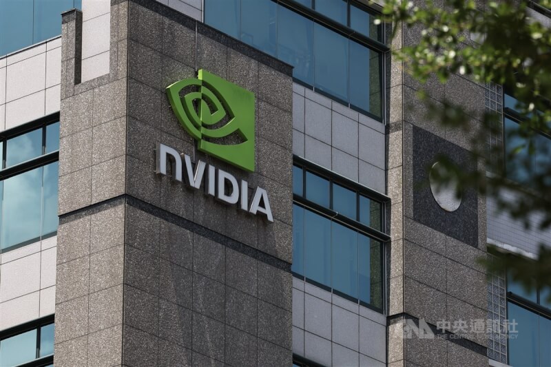 晶片大廠輝達傳計畫在上海設立研發中心，前白宮官員發文呼籲川普政府阻止。（中央社檔案照片）