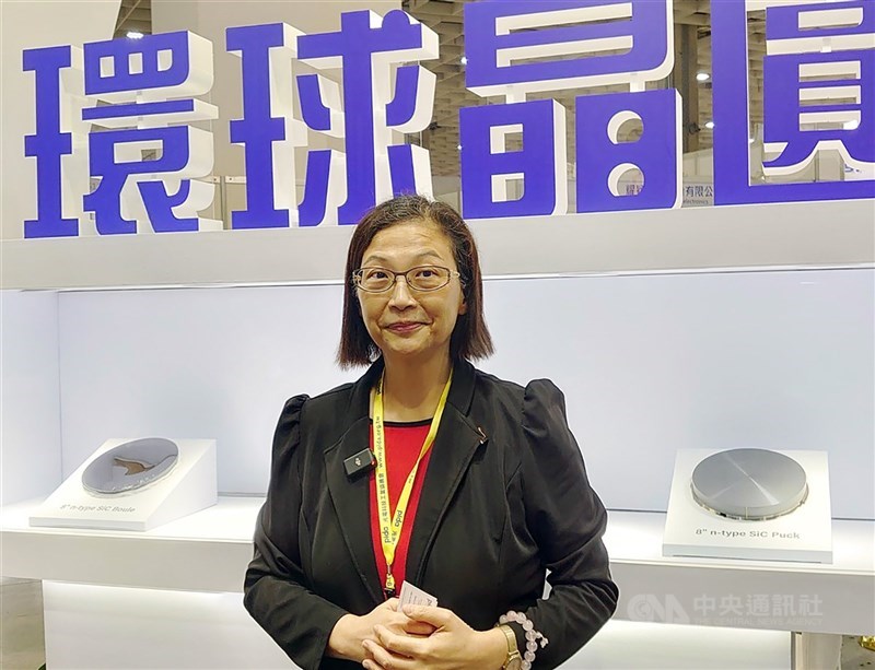 經濟部核准環球晶公司以4億美元(約新台幣120.8億元)轉增資美國子公司,經營12吋矽晶圓製造及銷售業務。圖為環球晶董事長徐秀蘭。(中央社檔案照片)