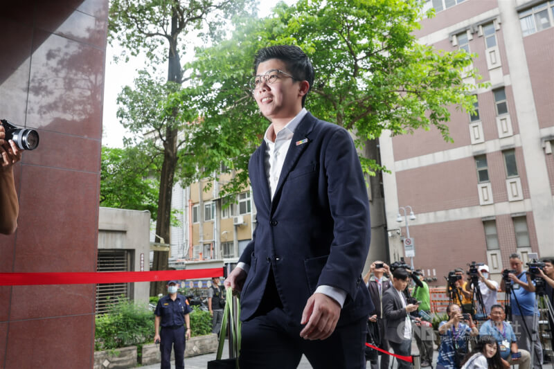 台北地方法院審理京華城案,20日以證人身分傳喚社會民主黨台北市議員苗博雅(前)出庭作證。中央社記者裴禛攝 114年5月20日