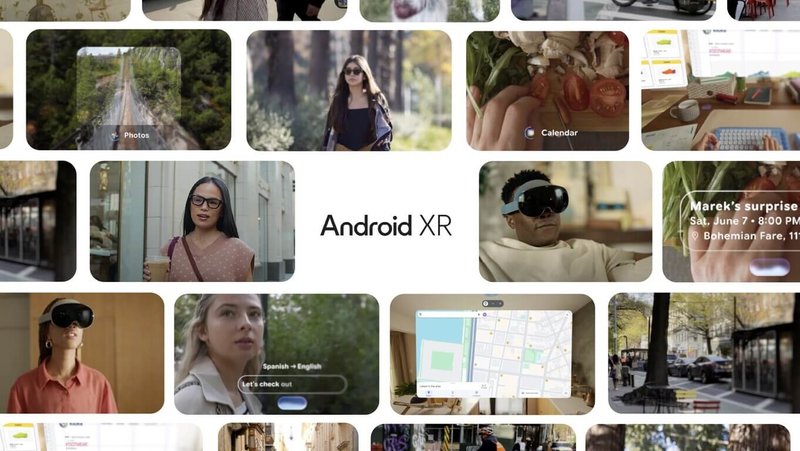 Google在I/O年度開發者大會壓軸宣布以Android XR技術平台打造的智慧眼鏡。(Google提供)中央社記者張欣瑜舊金山傳真 114年5月21日