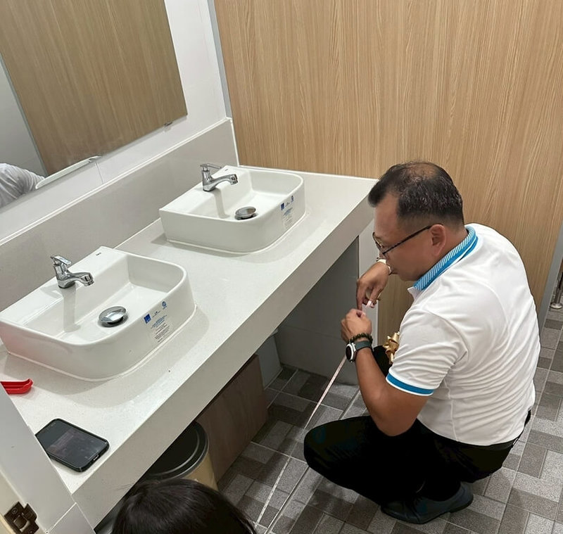 和成捐贈17套全新衛浴設備予「大都會國際兒童事工」的菲律賓分部,讓衛浴空間煥然一新。(大都會國際兒童事工提供)中央社記者林行健馬尼拉傳真 114年5月22日