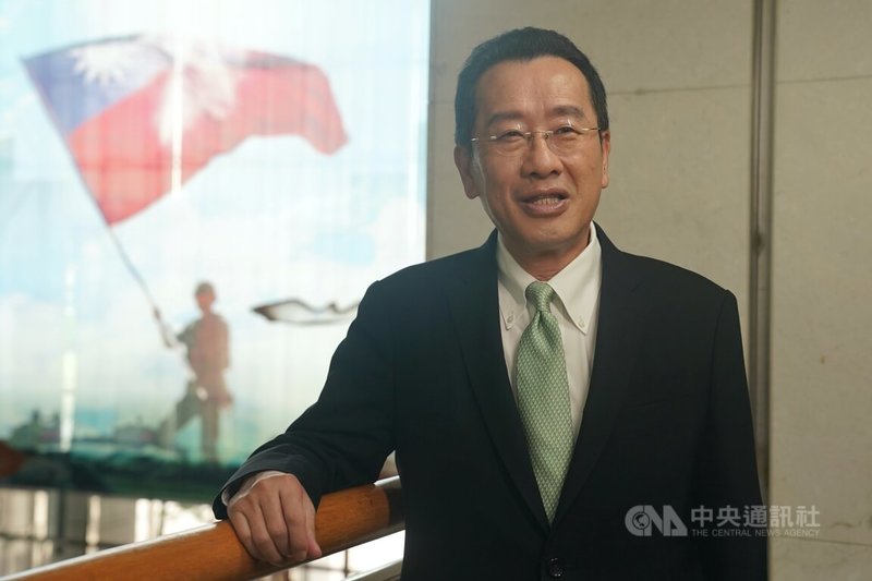 國防部長顧立雄接受中央社專訪強調,務實建軍應結合國家安全環境變化前瞻預判,發揮「主導先制」優勢,永遠走在敵人前面,形塑安全環境。中央社記者徐肇昌攝 114年5月23日