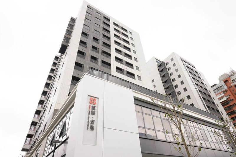 圖為台北市萬華區「萬華安居」社宅外觀。(國家住都中心提供)中央社記者賴于榛傳真 114年5月23日