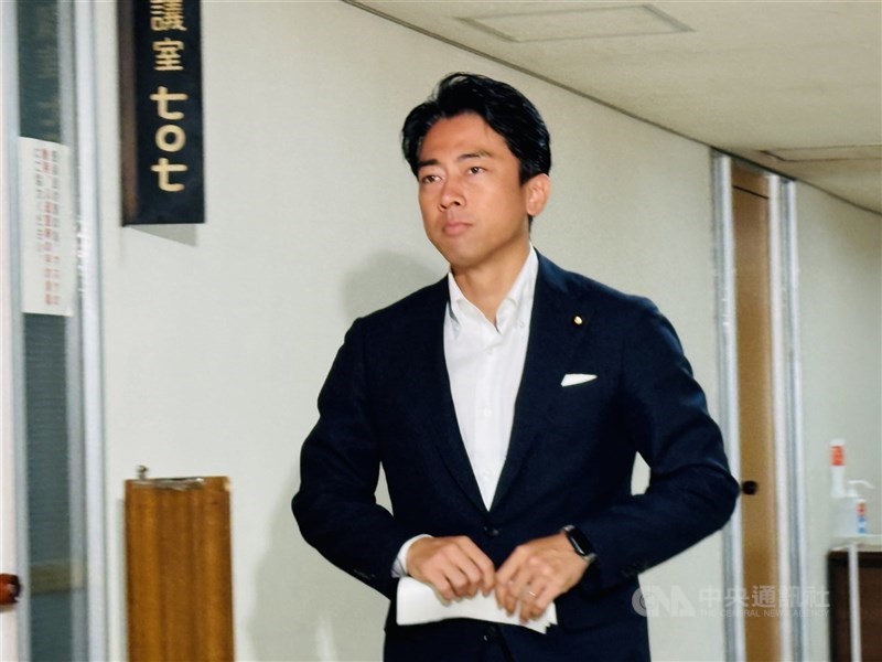 日本眾議員小泉進次郎本月就任農林水產大臣。(中央社檔案照片)