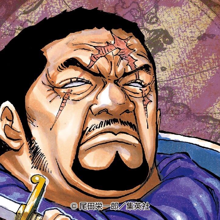 「航海王」角色藤虎。(圖取自x.com/Eiichiro_Staff)