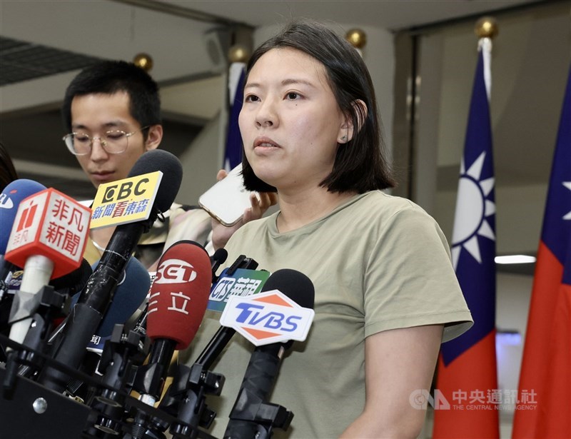 圖為民進黨台北市議員何孟樺。（中央社檔案照片）