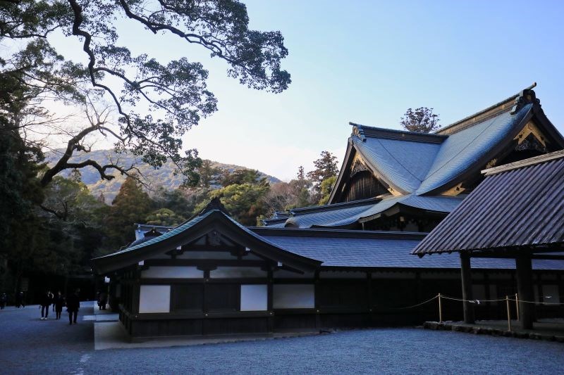伊勢神宮除了限制攝影的正宮以外，其他建築也極具風采。