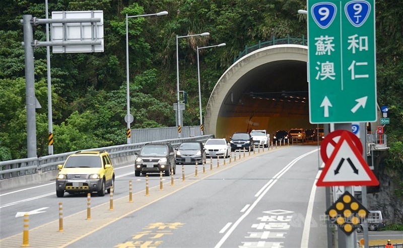 圖為蘇花改仁水隧道南側出口。(中央社檔案照片)