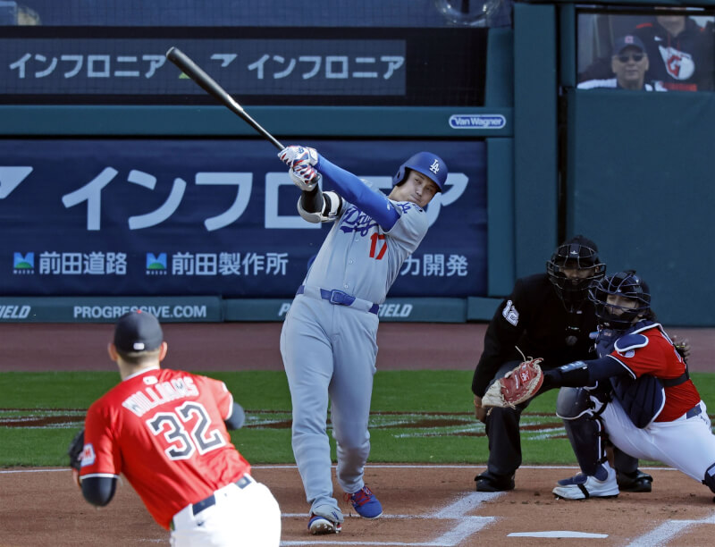 MLB洛杉磯道奇的大谷翔平26日揮出本季第19支全壘打。(共同社)