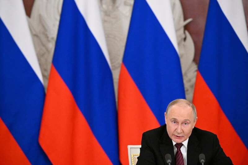 俄羅斯總統蒲亭。(RIA Novosti/Handout via 路透社)