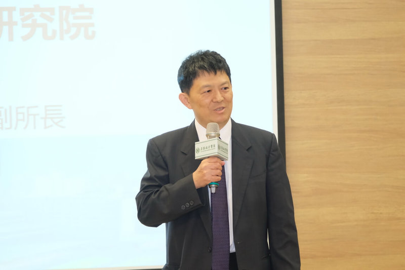 亞東醫院29日與工業技術研究院、台灣微軟共同舉行AI智慧紀錄系統成果發表會,工研院生醫與醫材研究所副所長王兆麟(圖)出席與會。(亞東醫院提供)中央社記者黃旭昇新北市傳真 114年5月29日