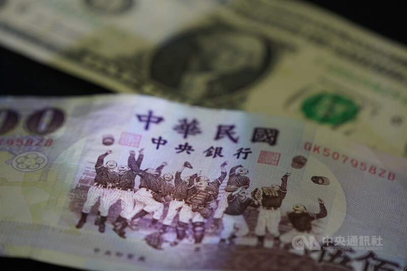 新台幣兌美元29日收29.929元,寫下逾36年單月最大升幅紀錄。(中央社檔案照片)