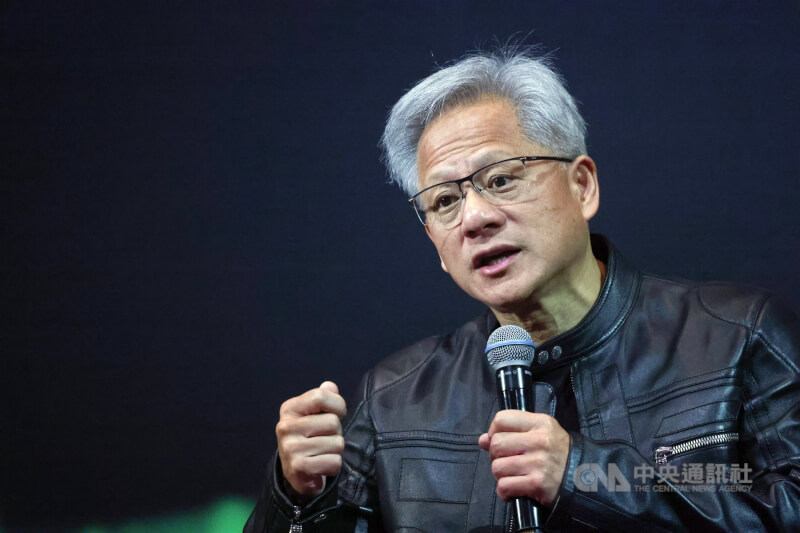 NVIDIA創辦人暨執行長黃仁勳。(中央社檔案照片)