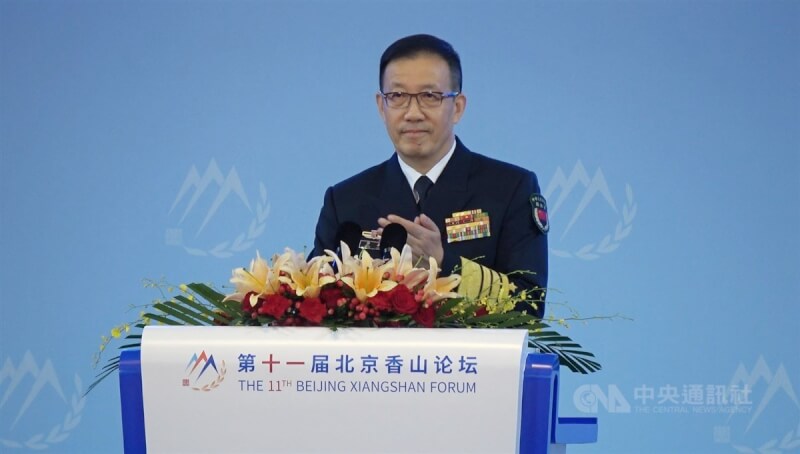 中國國防部長董軍(圖)2024年出席第11屆北京香山論壇。(中央社檔案照片)