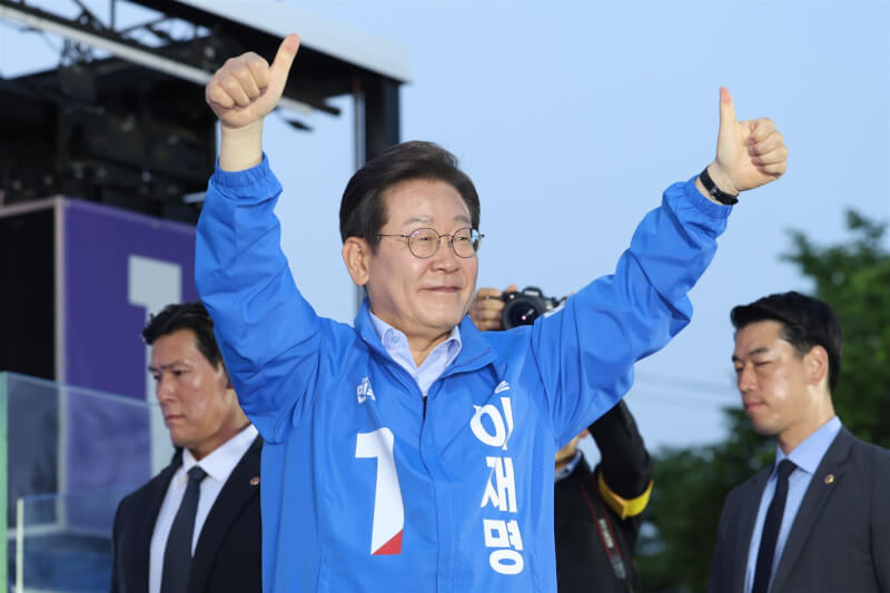 韓國最大在野黨共同民主黨總統候選人李在明。(韓聯社)