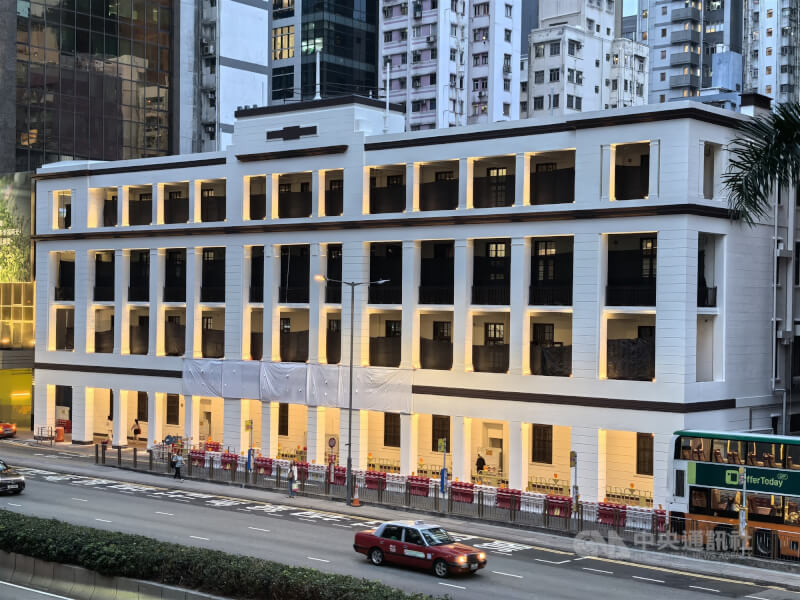 圖為位於香港灣仔的國際調解院總部。(中央社檔案照片)