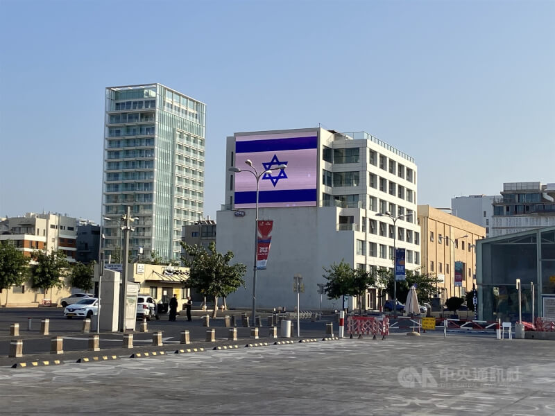 圖為以色列城市特拉維夫的舊港(Tel Aviv Port) 。(中央社檔案照片)
