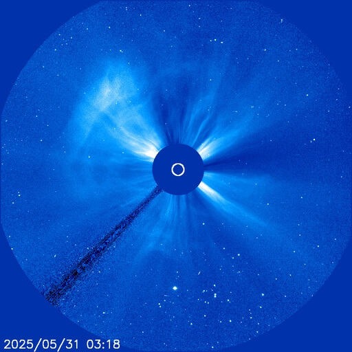 氣象署太空天氣辦公室1日發布地球磁場擾動特報,地磁擾動增強且達G4等級。(圖取自太空天氣作業辦公室網頁swoo.cwa.gov.tw)