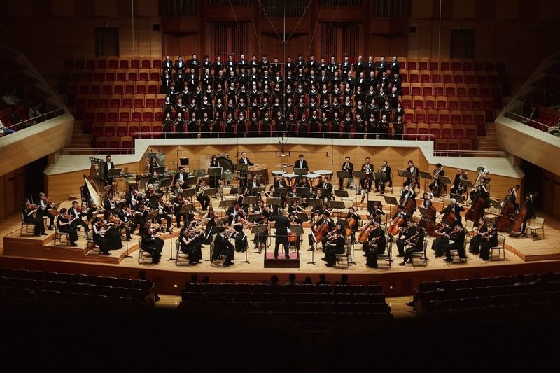 NSO國家交響樂團前往日本巡演,2日首登東京三得利音樂廳,樂音見證台日深厚情誼。(NSO提供)中央社記者趙靜瑜傳真 114年6月2日