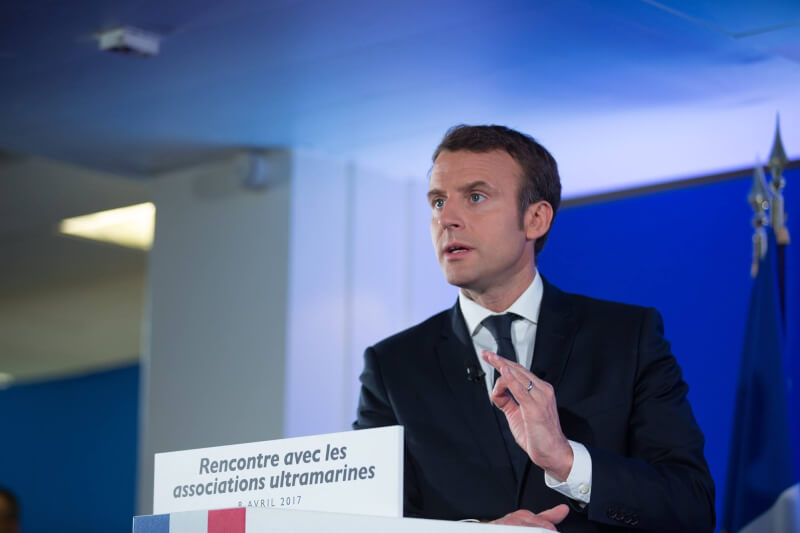 法國總統馬克宏。(圖取自facebook.com/EmmanuelMacron)