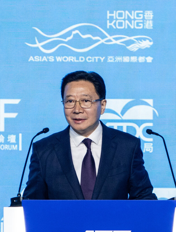 新任香港中聯辦主任周霽。(中新社提供)中央社 114年6月2日