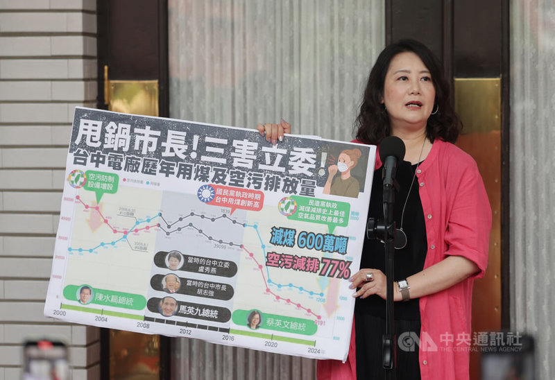 立法院會3日表決藍白立委「2028年完成無煤中火」提案,民進黨立法院黨團幹事長吳思瑤(圖)受訪表示,這是假民生、真政爭的提案,民進黨團拒絕只為了救立委罷免、只為了個人問鼎政治大位,不負責任將專業的能源議題進行政治操作,將提對案反制。中央社記者裴禛攝 114年6月3日