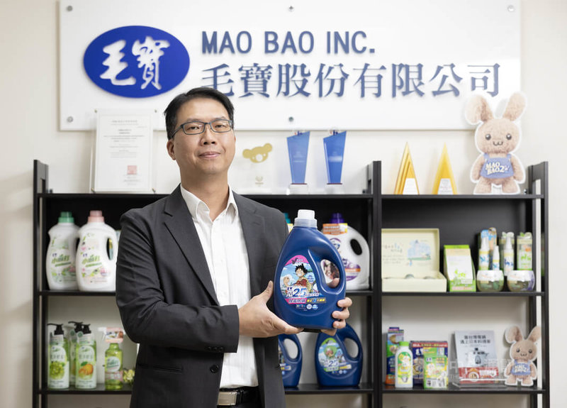 毛寶總經理陳逸弘進入毛寶已14年,化工出身、跨足電子產業與材料工程的經歷,讓他能將科技思維帶入日用品產業。中央社記者趙世勳攝 114年6月4日