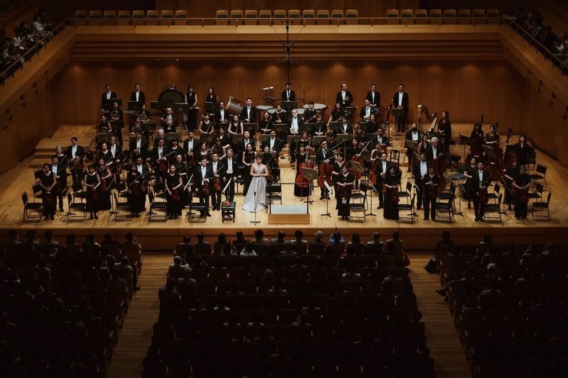 NSO國家交響樂團2025日本巡演進入尾聲,4日在東京歌劇城音樂廳的演出火候恰到好處,廳內響徹天使之聲,為此次巡演畫下完美句點。(NSO提供)中央社記者趙靜瑜傳真 114年6月4日