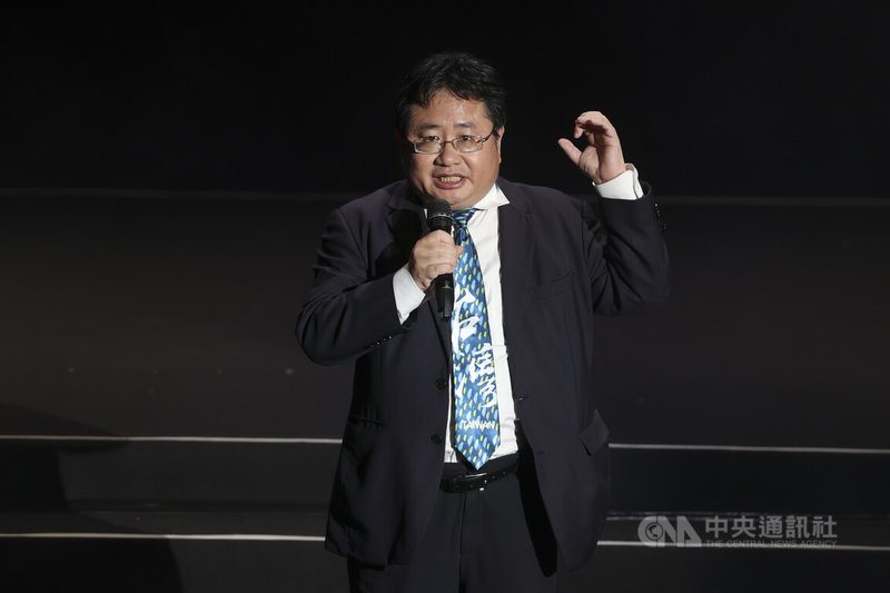 「挺自由愛台灣」公益演唱會4日晚間在台北國際會議中心登場,印太戰略智庫執行長矢板明夫(圖)登台發表演講。中央社記者鄭清元攝 114年6月4日