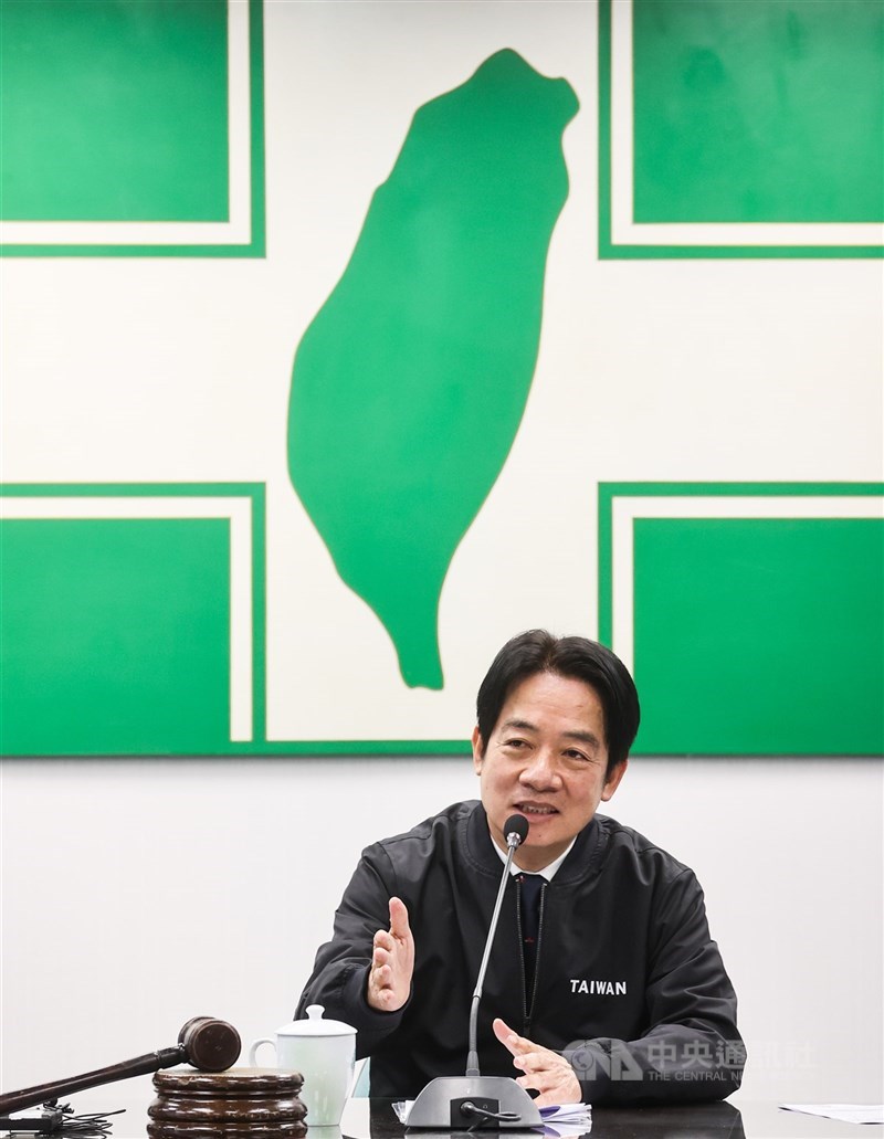 圖為兼任民進黨主席的總統賴清德。(中央社檔案照片)