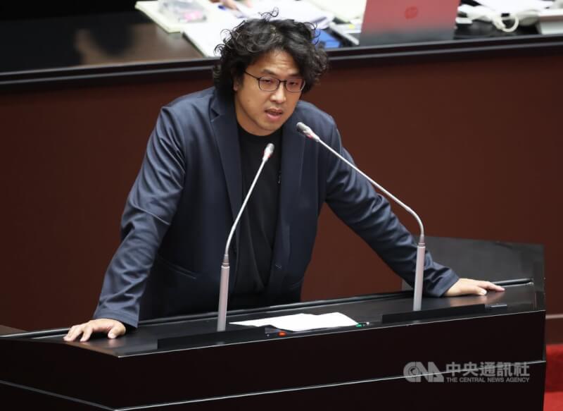 民進黨立委沈伯洋。(中央社檔案照片)