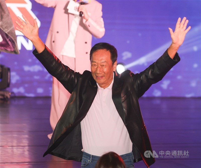 圖為鴻海創辦人郭台銘。 (中央社檔案照片)
