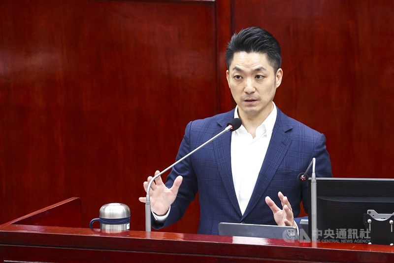 圖為台北市長蔣萬安。（中央社檔案照片）