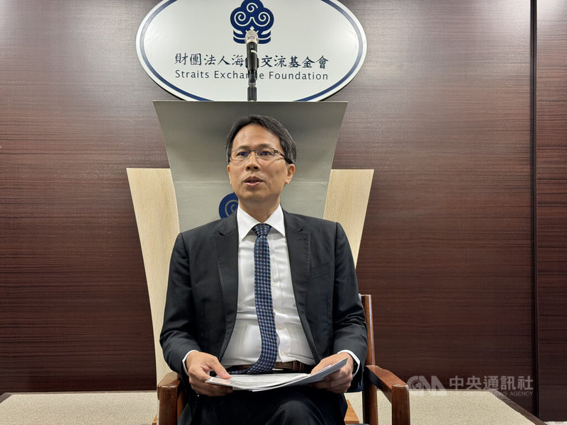 海基會6日下午舉行例行記者會，由副秘書長黎寶文主持並說明海基會針對統戰行為增加與赴陸風險增高等情形，所做出的應對方式。中央社記者吳柏緯攝  114年6月6日