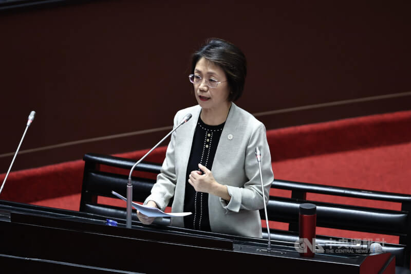 國民黨立委翁曉玲。（中央社檔案照片）