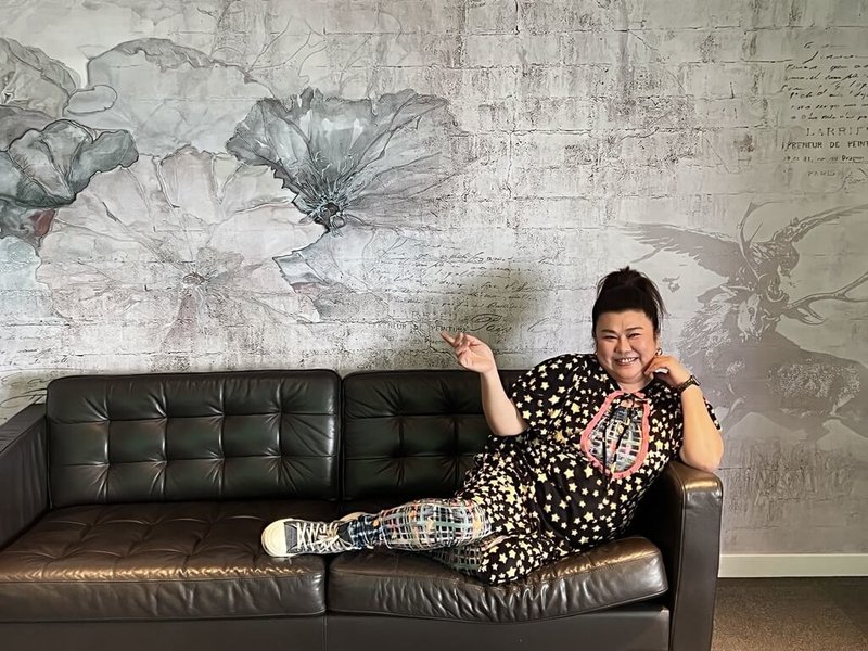 演員林美秀(圖)化身Lady Pum Pum發行同名台語專輯,並以該專輯入圍金曲獎最佳台語女歌手獎。(繁星浩月提供)中央社記者洪素津傳真 114年6月10日