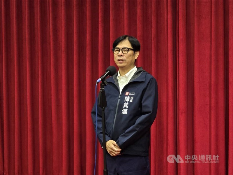 高雄市長陳其邁今天表示,行政院政務委員史哲一定能勝任台灣高速鐵路股份有限公司董事長。(中央社檔案照片)