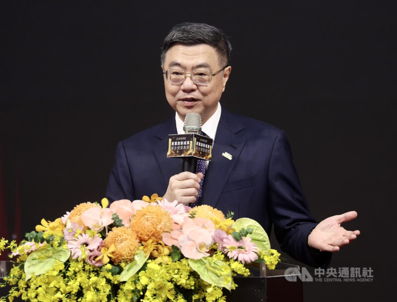 114年經濟部產業創新成果聯合頒獎典禮10日在台大醫院國際會議中心舉行,行政院長卓榮泰(圖)出席致詞。中央社記者張皓安攝 114年6月10日