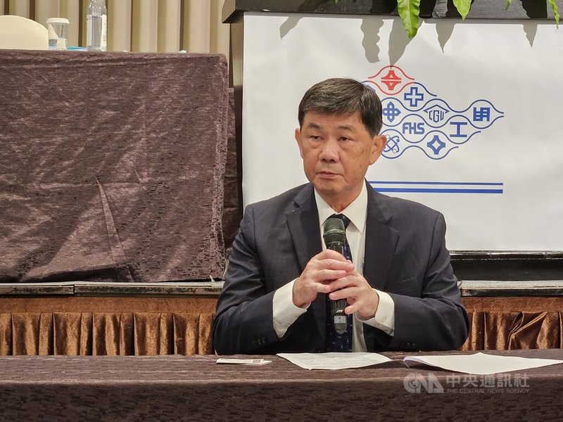 台塑全力轉型升級,董事長郭文筆表示,公司已鎖定半導體、綠能環保及醫療保健等3大發展趨勢。中央社記者曾仁凱攝 114年6月11日