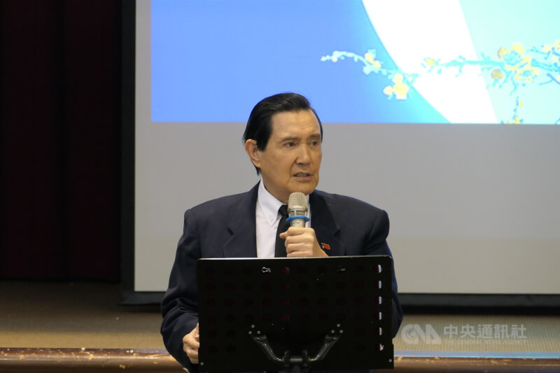 前總統馬英九(圖)將訪問中國大陸,出席海峽論壇活動。陸委會呼籲,做出符合國家整體利益的判斷。(中央社檔案照片)
