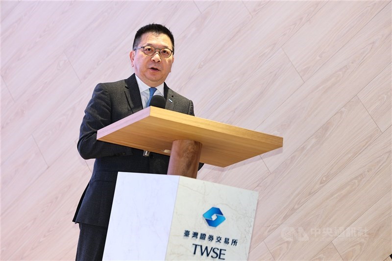 圖為台灣證券交易所董事長林修銘。 (中央社檔案照片)