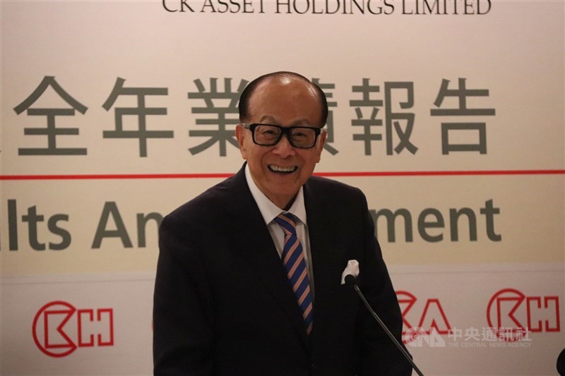 李嘉誠家族控制的長和集團，自宣布擬出售海外港口業務後，捲入美中的角力中。（中央社檔案照片)