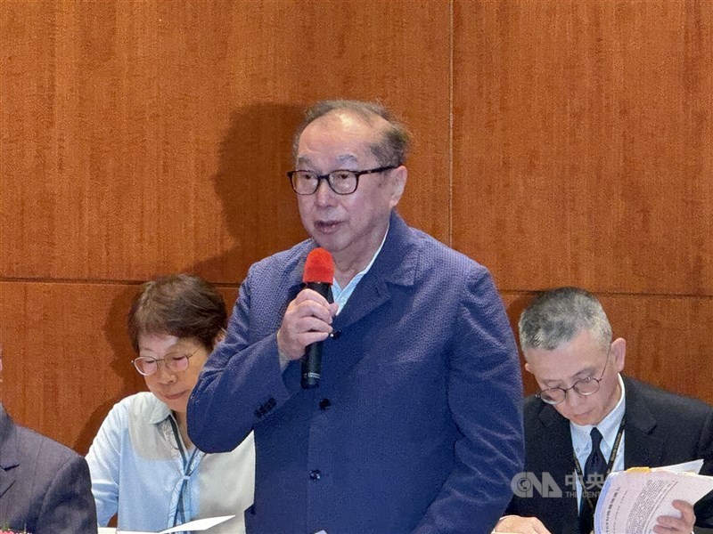 圖為廣達董事長林百里。 (中央社檔案照片)