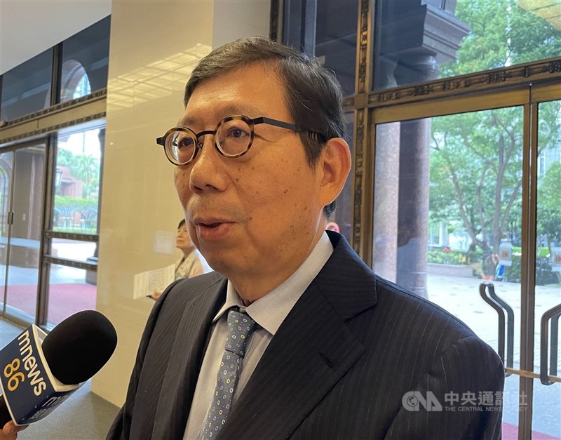 圖為富邦金董事長蔡明興。(中央社檔案照片)