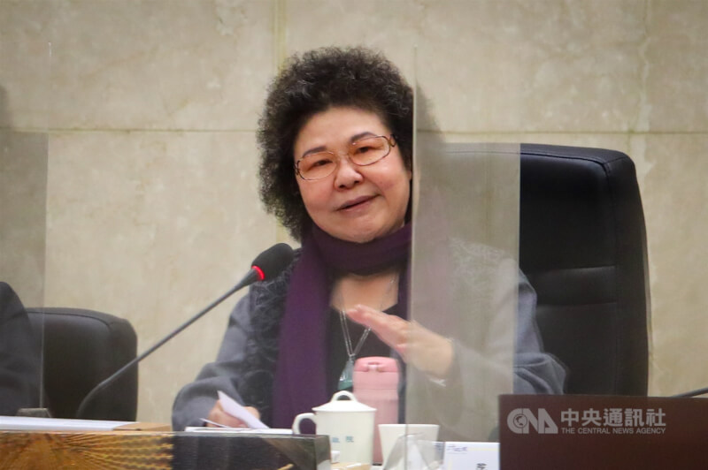 監察院長陳菊。(中央社檔案照片)