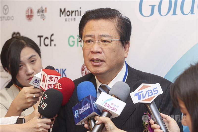 圖為商總理事長許舒博。 （中央社檔案照片）